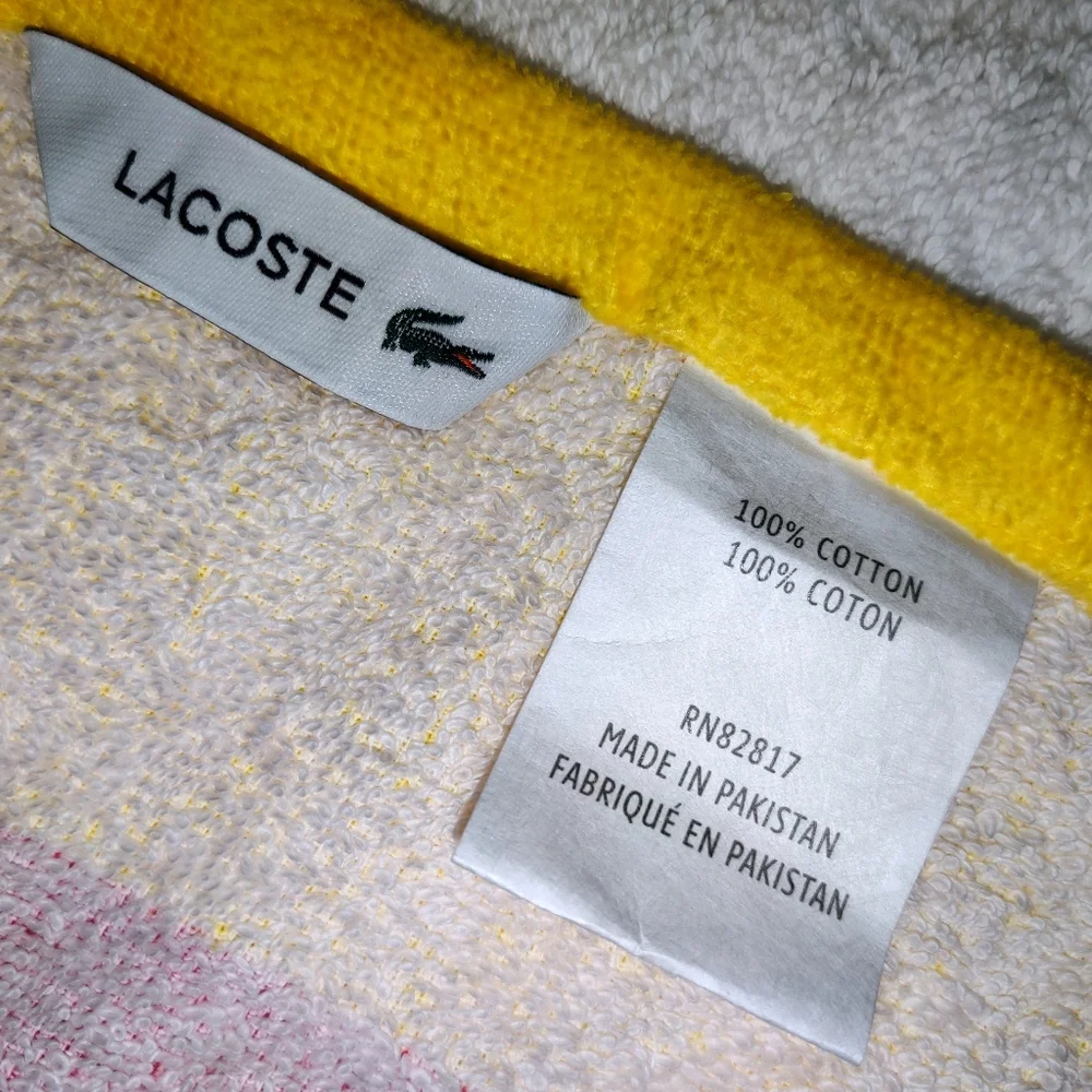 Lacoste beach towel